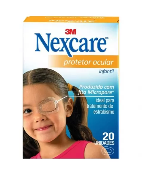 PROTETOR OCULAR NEXCARE INFANTIL C/20