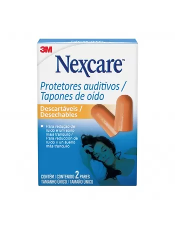 PROTETOR AUDITIVO NEXCARE 2 PARES