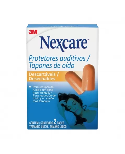 PROTETOR AUDITIVO NEXCARE 2 PARES