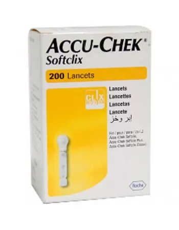 LANCETAS ACCU-CHEK SOFTCLIX C/200