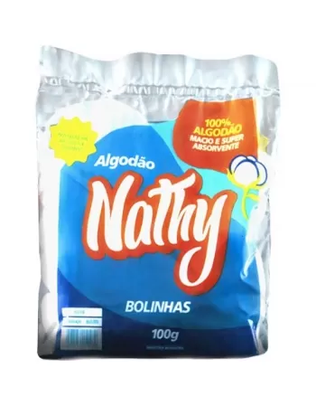 ALGODAO NATHY BOLA BRANCO - 100GR