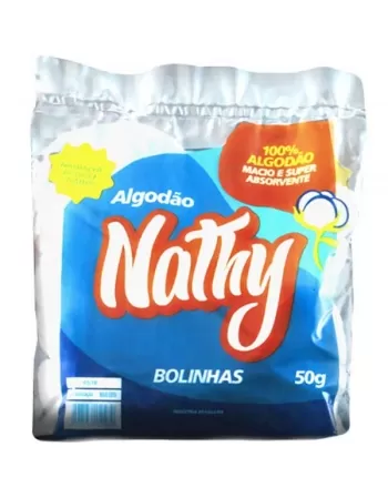 ALGODAO NATHY BOLA BRANCO - 50GR