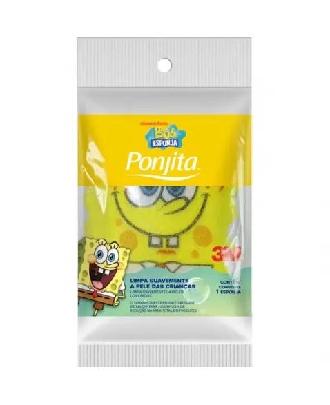 ESPONJA PONJITA INFANTIL BOB ESPONJA