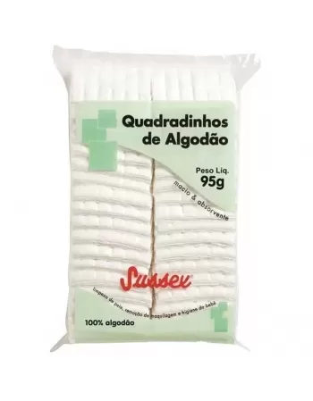 ALGODAO SUSSEX QUADRAD BRANCO 95GR