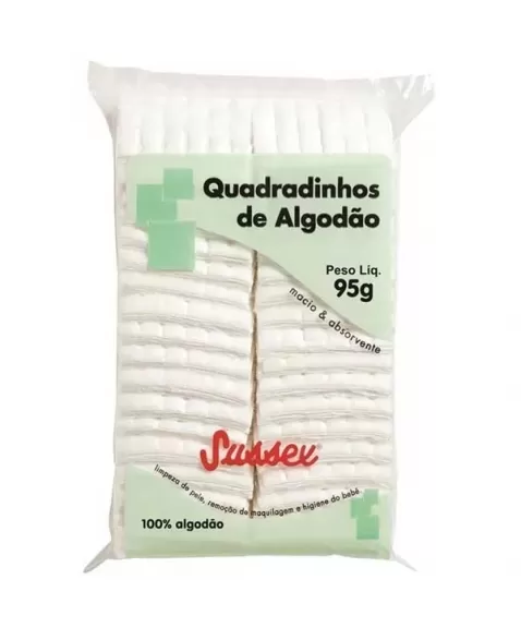 ALGODAO SUSSEX QUADRAD BRANCO 95GR