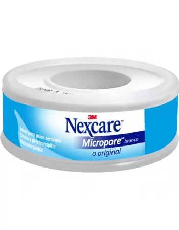 FITA MICROPORE NEXCARE BRANCA 12MMX4,5M