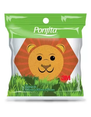 ESPONJA PONJITA INFANTIL ANIMAIS