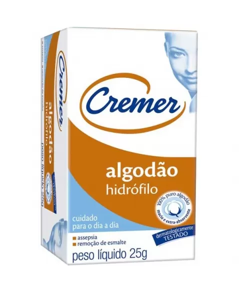 ALGODAO CREMER HIDROFILO - 25GR