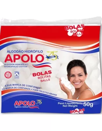 ALGODAO APOLO BOLA BRANCO - 50GR
