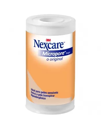 FITA MICROPORE NEXCARE BEGE 100MMX4,5M