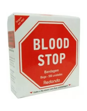 BLOOD STOP BANDAGEM ANTISSEPTICA C/500