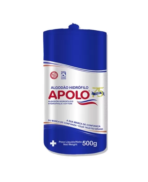 ALGODAO APOLO HIDROFILO - 500GR S/ALÇA