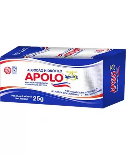 ALGODAO APOLO HIDROFILO - 25GR