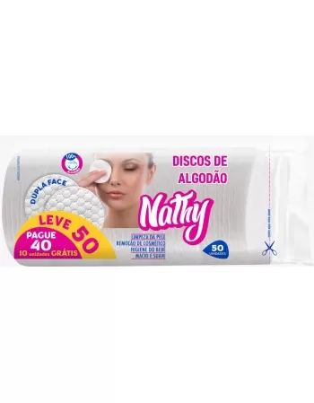 ALGODÃO NATHY DISCO 50 UND