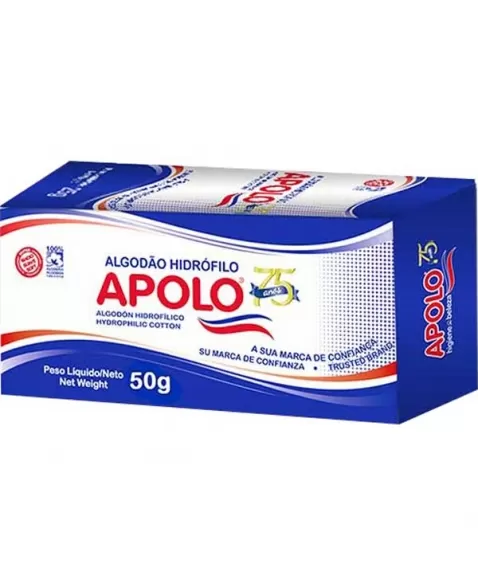 ALGODAO APOLO HIDROFILO - 50GR