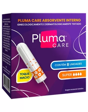 ABSORVENTE INTERNO PLUMA CARE SUPER C/8
