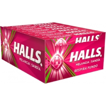 HALLS MELANCIA DISPLAY C/21 UNID