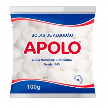 ALGODAO APOLO BOLA BRANCO - 100GR