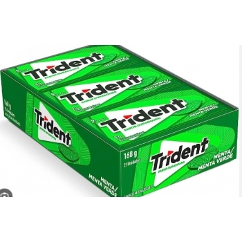 CHICLE TRIDENT MONDELEZ MENTA DISPLAY C/21 UND