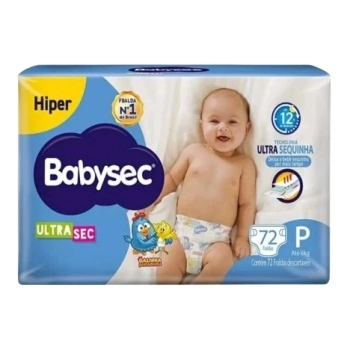 FRALDA BABYSEC ULTRA HIPER C/72 - P