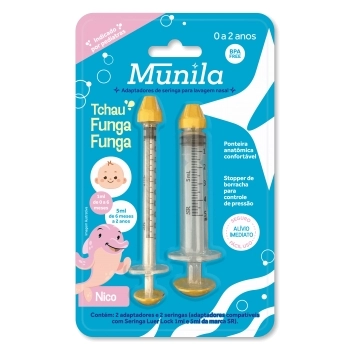 LAV NASAL TCHAU FUNGA FUNGA C/ADAP 10ML MUNILA