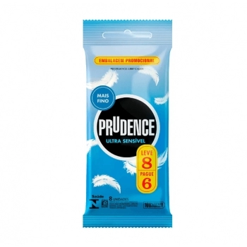 PRESERVATIVO PRUDENCE ULTRA SENSÍVEL C/ 8