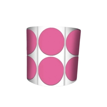 ETIQUETA RIBONS ROSA C/40