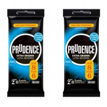 PRESERVTIVO PRUDENCE EXTRA GRANDE C/8