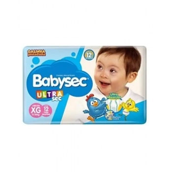 FRALDA BABYSEC ULTRA JUMBINHO C/12 - XG