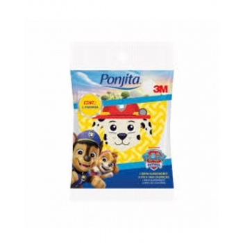 ESPONJA PONJITA BANHO INFANTIL PATRULHA CANINA