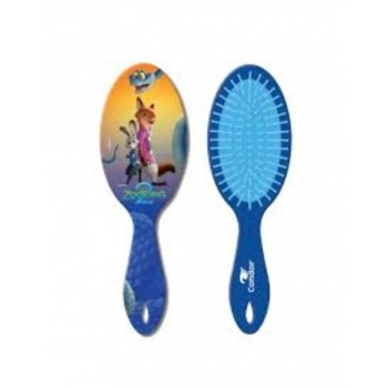 ESCOVA CABELO OVAL ZOOTOPIA