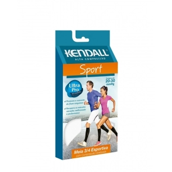 MEIA KENDALL SPORT BRANCA - G