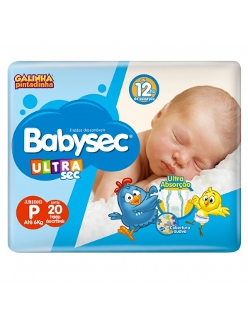 FRALDA BABYSEC ULTRA JUMBINHO C/20 - P