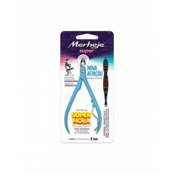 ALICATE CUTIC E PINCA SOBRANCELHAS BASIC AZUL