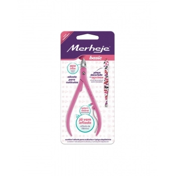 ALICATE CUTIC E PINCA SOBRANCELHAS BASIC ROSA