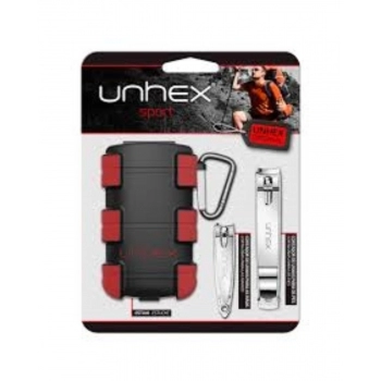 ESTOJO UNHEX ADVENTURE PRETO/VERMELHO