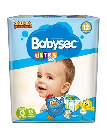 FRALDA BABYSEC ULTRA JUMBINHO C/16 - G
