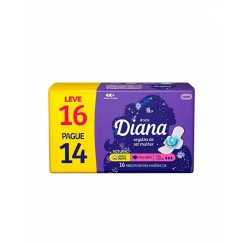 ABSORVENTE DIANA NOT SUAVE C/AB 30X16
