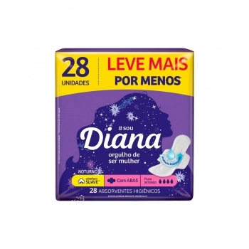ABSORVENTE DIANA NOT SUAVE C/AB 16X28