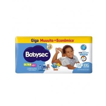 FRALDA BABYSEC ULTRA GIGA XXG 2X68