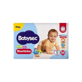 FRALDA BABYSEC ULTRA SHORTINHO JUMBINHO M C/26
