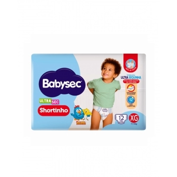 FRALDA BABYSEC ULTRA SHORTINHO JUMBINHO XG C/20