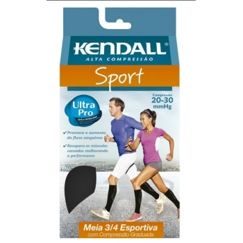 MEIA KENDALL SPORT BRANCA - M