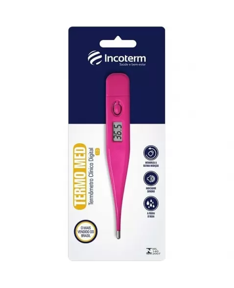 TERMOMETRO DIG RIG INCOTERM PINK