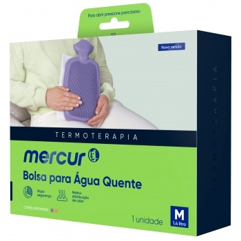 BOLSA MERCUR AGUA QUENTE LILAS - M (NOVO)