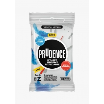 PRESERVATIVO PRUDENCE SUPER SENSITIVE RETARDANTE C/3