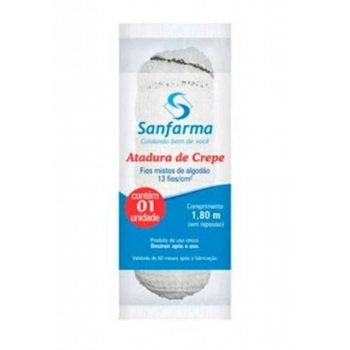 ATADURA CREPE SANFARMA 15CM X 1,8M