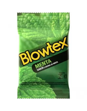 PRESERVATIVO BLOWTEX MENTA C/3