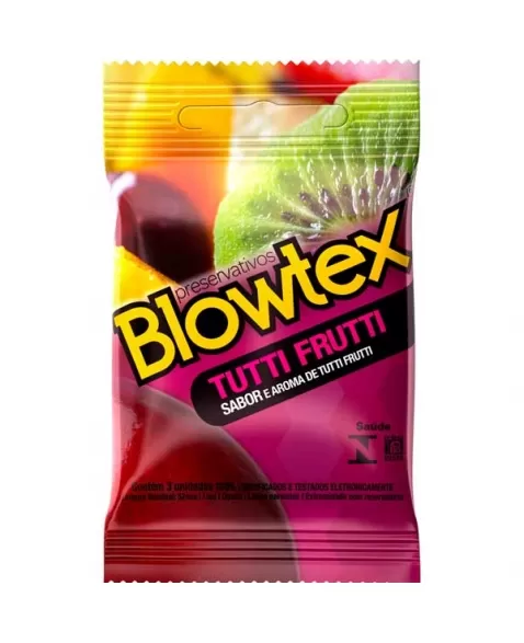 PRESERVATIVO BLOWTEX TUTTI FRUTTI 12X3