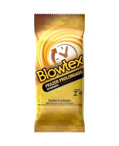 PRESERVATIVO BLOWTEX RETARDANTE 6X6